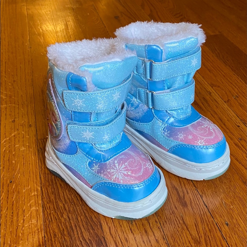 Frozen Disney snow boots S 5/6